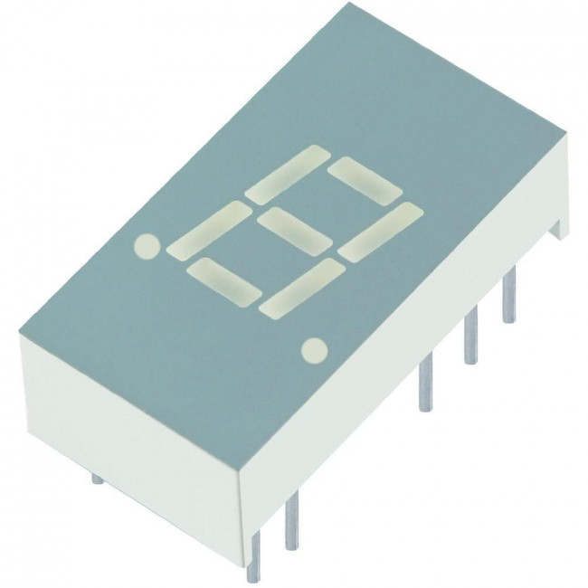 DISPLAY LED ΚΟΙΝΗΣ ΚΑΘΟΔΟΥ  ΚΟΚΚΙΝΟ 10.16 mm x 19.06 mm x 6.1 mm SC03-12EWA