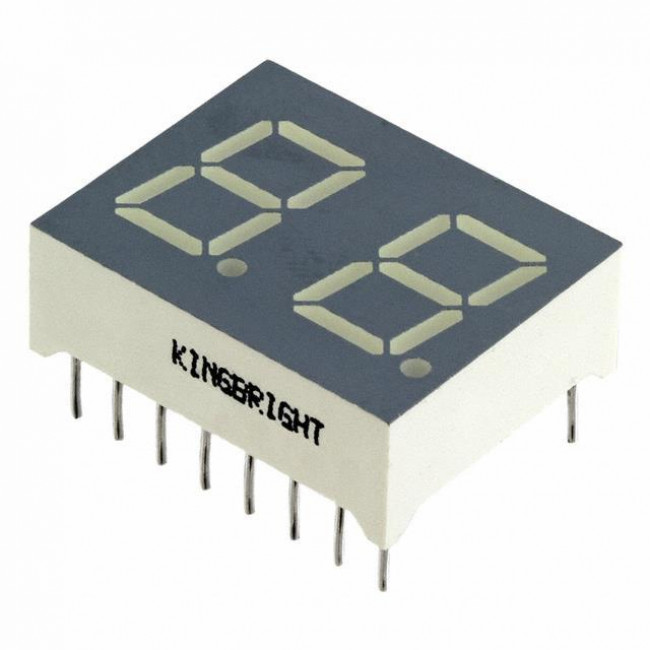 DISPLAY LED ΚΟΙΝΗΣ ΚΑΘΟΔΟΥ  ΚΟΚΚΙΝΟ 7 SEGMENT 0.39" 16DIP DC04-11EWA