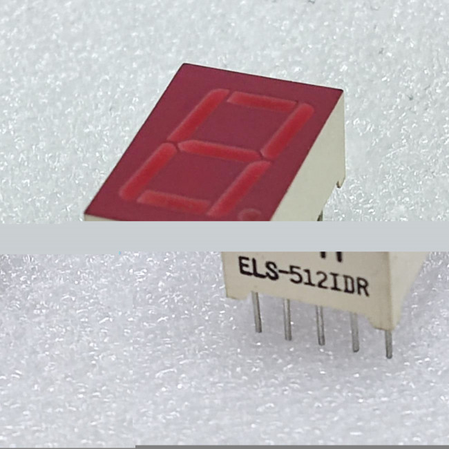 DISPLAY LED ΚΟΙΝΗΣ ΑΝΟΔΟΥ  ΚΟΚΚΙΝΟ 14.22mm 7 SEGMENT ELS-512IDR