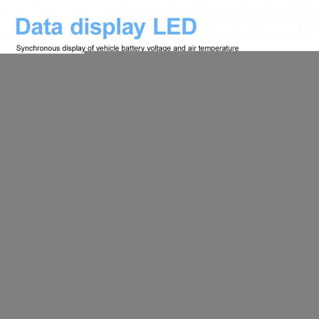 ΨΗΦΙΑΚΟ ΒΟΛΤΟΜΕΤΡΟ-ΘΕΡΜΟΜΕΤΡΟ DC 8-36V ΜΕ ΦΙΣ ΑΝΑΠΤΗΡΑ ΑΥΤΟΚΙΝΗΤΟΥ