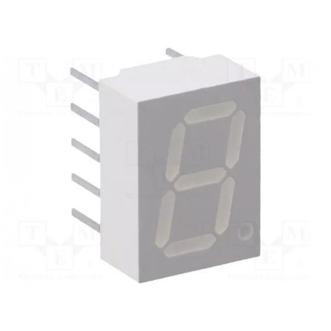 DISPLAY LED ΚΟΙΝΗΣ ΚΑΘΟΔΟΥ KOKKINO 7.62 mm x 12.7 mm x 6.09 mm  HDSP-F203