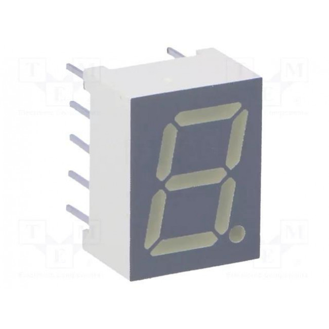 DISPLAY LED ΚΟΙΝΗΣ ΑΝΟΔΟΥ ΚΟΚΚΙΝΟ 10 mm x 13 mm x 7 mm  SA39-011EWA