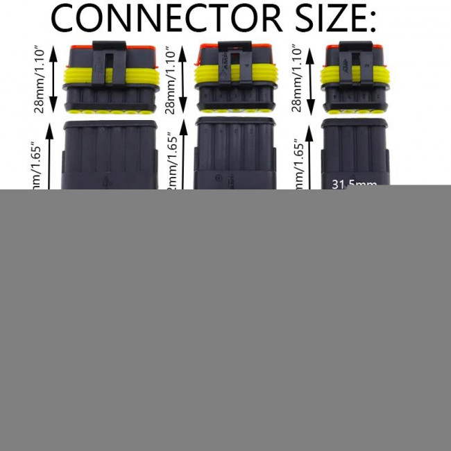 ΣΕΤ ΑΡΣΕΝΙΚΟ- ΘΗΛΥΚΟ ΑΔΙΑΒΡΟΧΩΝ ΣΥΝΔΕΤΗΡΩΝ 4 PIN ΓΙΑ ΚΑΛΩΔΙΟ