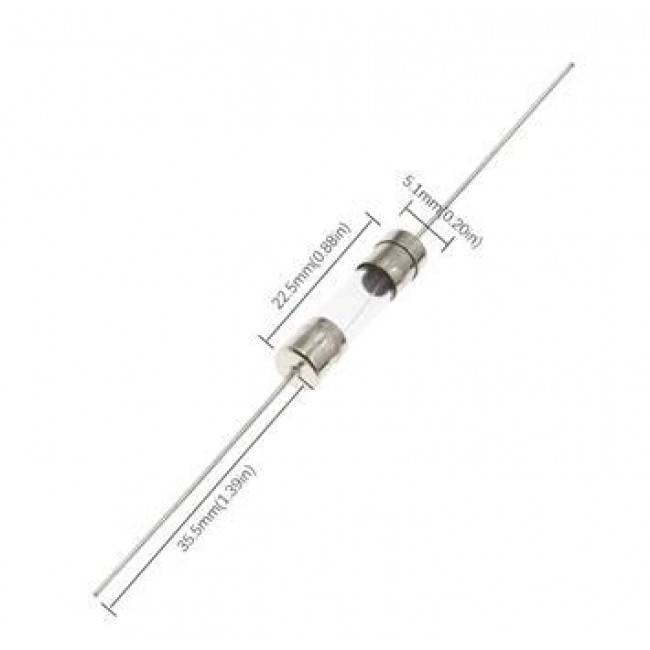3.15Α ΑΣΦΑΛΕΙΑ ΒΡΑΔΕΙΑΣ ΜΕ ΑΚΡΟΔΕΚΤΕΣ 5 X 20mm