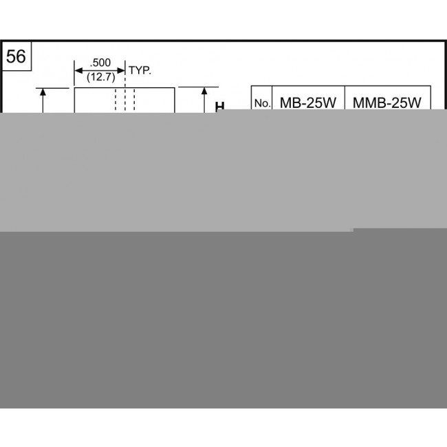 ΓΕΦΥΡΑ 35Α 1000V METΑΛΛΙΚΗ MMB3510W ΛΕΠΤΑ PIN