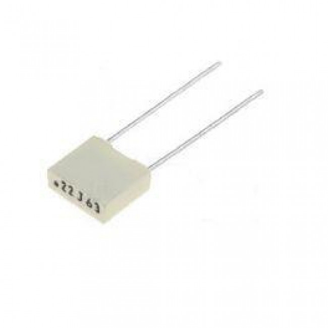 220nF/63V ΠΥΚΝΩΤΗΣ ΜΚΤ P5mm