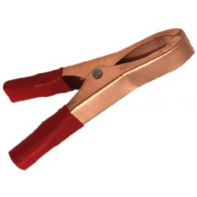 ΚΡΟΚΟΔΕΙΛΑΚΙ 50Α 100mm ΚΟΚΚΙΝΟ ΕΠΙΧΑΛΚΩΜΕΝΟ AT-0021