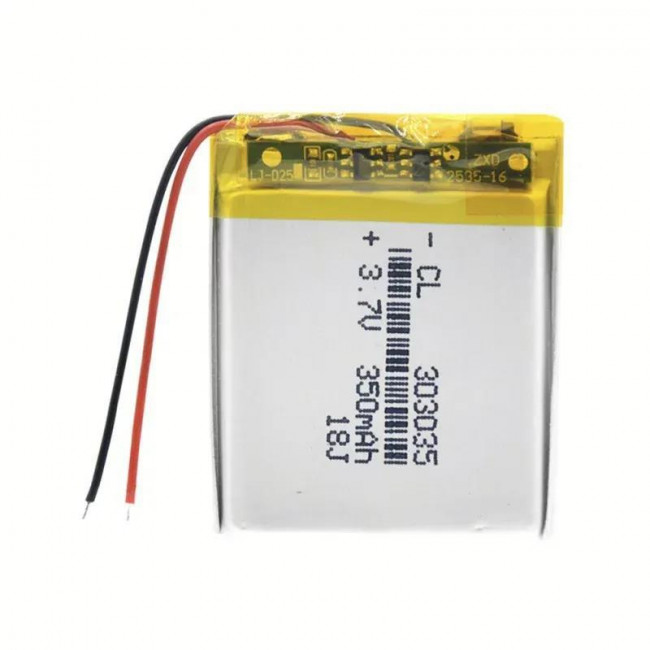 3.7V 350mAh ΜΠΑΤΑΡΙΑ Li-PO LP303035