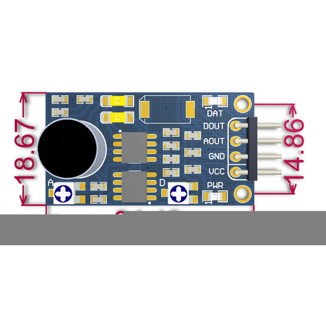 WAVESHARE ΑΙΣΘΗΤΗΡΑΣ HXOY 3.3VDC