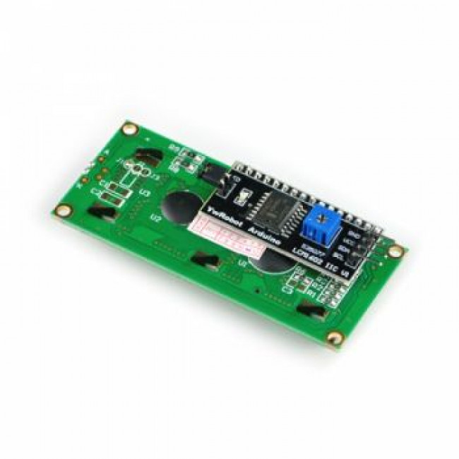 LCD MODULE 16x2 5V ΜΠΛΕ I2C PROTOCOL