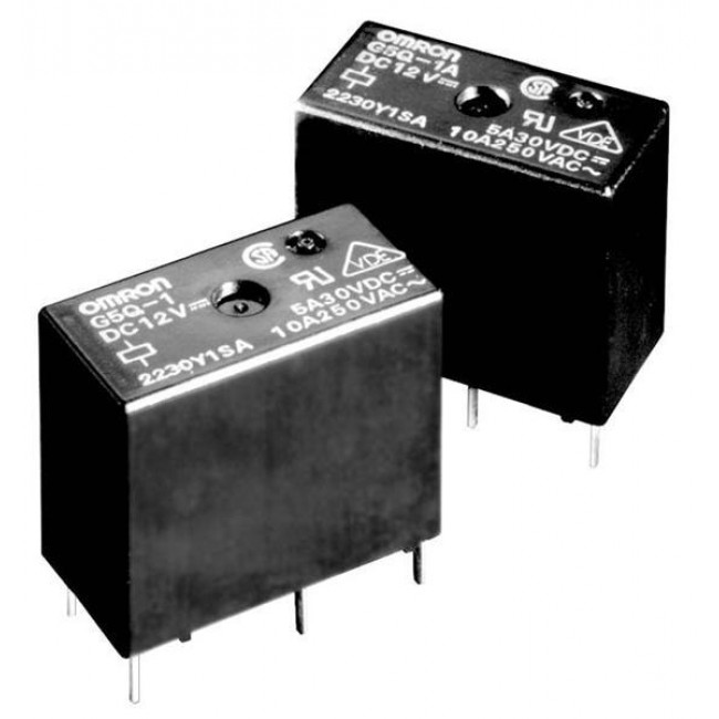 ΡΕΛΕ 12V DC 1 ΕΠΑΦΗΣ 10A MINI G5Q-14-EU 5PIN