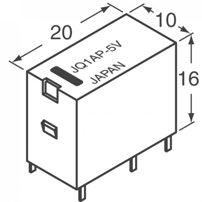 ΡΕΛΕ 24V DC 1 ΕΠΑΦΗΣ 5A MINI ALQ 324 PANASONIC