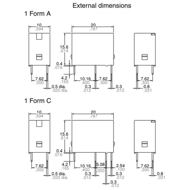 ΡΕΛΕ 24V DC 1 ΕΠΑΦΗΣ 5A MINI ALQ 324 PANASONIC