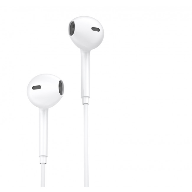 Y19 ΑΚΟΥΣΤΙΚΑ ΨΕΙΡΕΣ ΜΕ ΦΙΣ  LIGHTNING WK ΛΕΥΚΑ