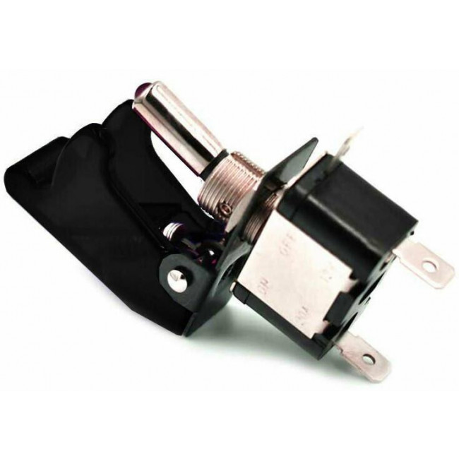 ΔΙΑΚΟΠΤΗΣ ΜΕ ΛΕΒIΕ ON-OFF 3PIN 20A/12V ΜΕ LED ΚΑΙ ΚΑΠΑΚΙ ΙΔΙΟΥ ΧΡΩΜΑΤΟΣ