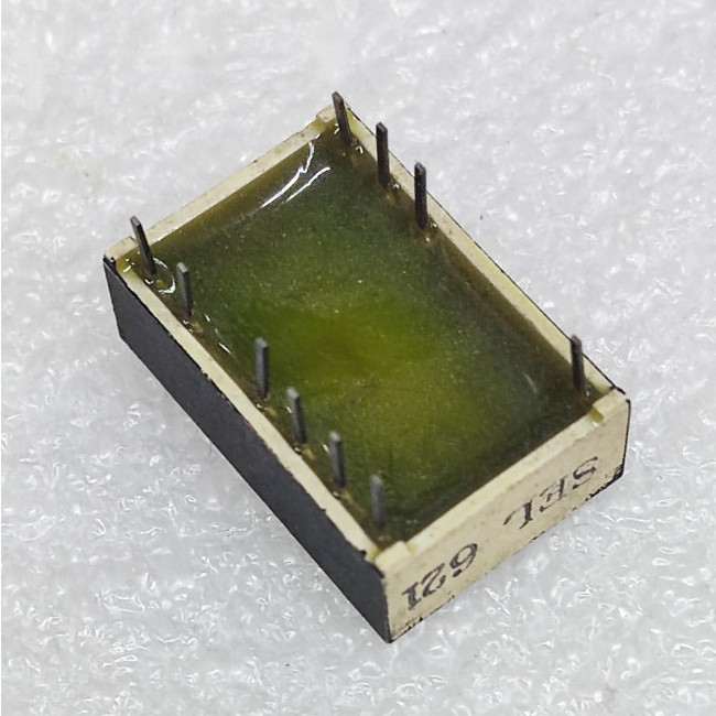 DISPLAY LED ΚΟΙΝΗΣ ΚΑΘΟΔΟΥ ΚΙΤΡΙΝΟ 12.7 mm x 19.05 mm x 6 mm  7 SEGMENT SEL 621