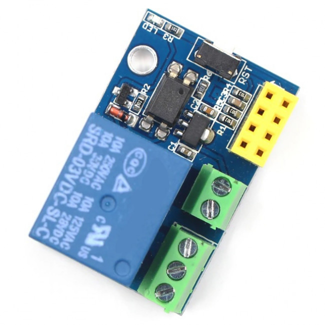 ΡΕΛΕ MODULE WiFi, 5V 1 ΚΑΝΑΛΙ 10Α ESP-01/01S