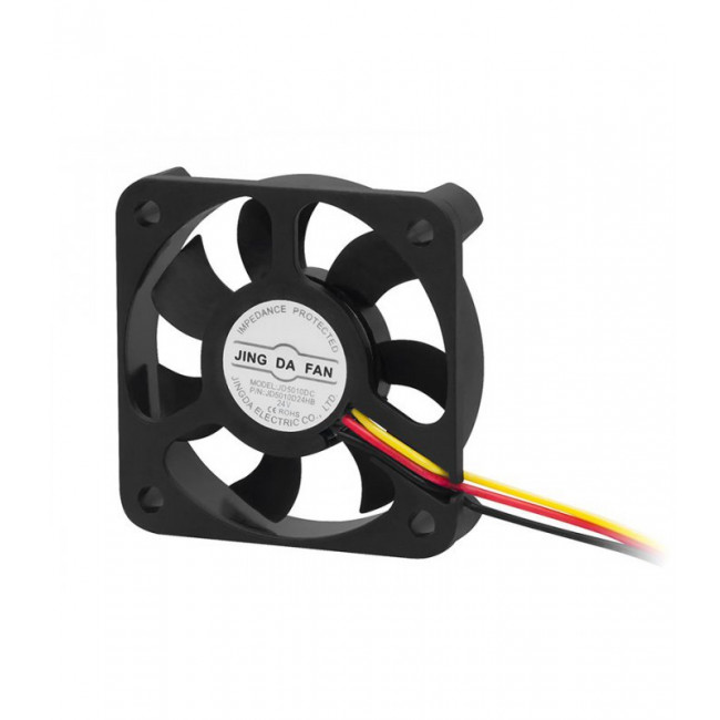 ΑΝΕΜΙΣΤΗΡΑΣ 24V 50x50x10mm ΜΕ ΡΟΥΛΕΜΑΝ, 3 ΚΑΛΩΔΙΑ