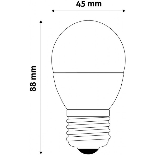 7W ΛΑΜΠΑ LED E27 ΣΦΑΙΡΙΚΗ 4000k NW