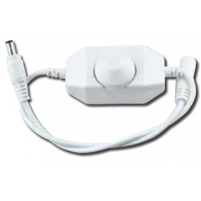 LED CONTROLLER DIMMER 12-24VDC 6A 72W ΜΟΝΗΣ ΤΑΙΝΙΑΣ ΜΕ ΚΑΛΩΔΙΟ