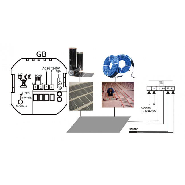 BHT 002 ΕΞΥΠΝΟΣ ΑΣΥΡΜΑΤΟΣ  ΘΕΡΜΟΣΤΑΤΗΣ ΚΑΛΟΡΙΦΕΡ HYSEN