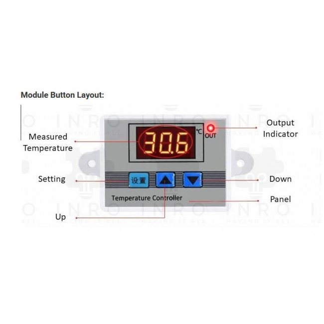 ΘΕΡΜΟΣΤΑΤΗΣ ΨΗΦΙΑΚΟΣ 220V AC