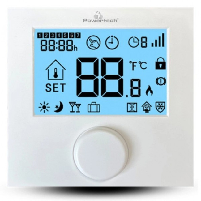 ΘΕΡΜΟΣΤΑΤΗΣ ΨΗΦΙΑΚΟΣ 220V PT-1047 ΛΕΥΚΟΣ