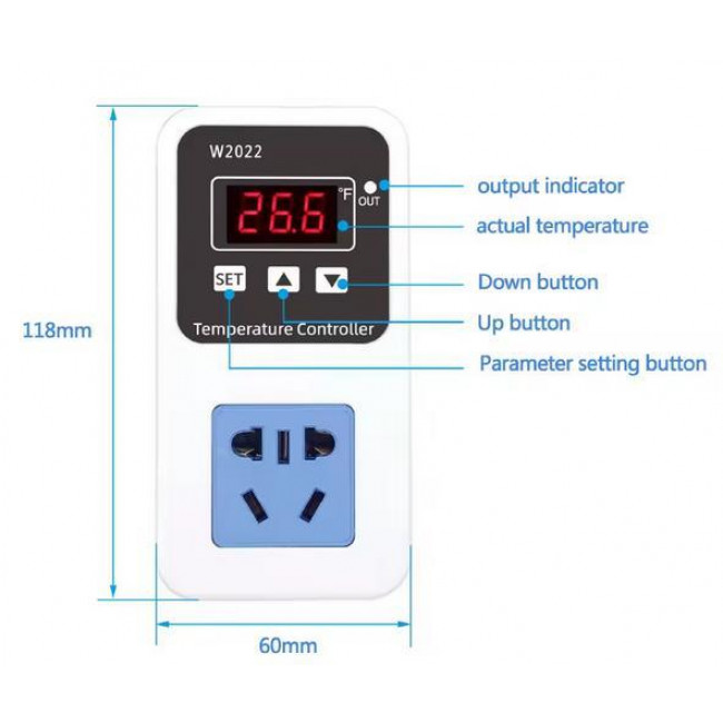 ΘΕΡΜΟΣΤΑΤΗΣ ΠΡΙΖΑΣ 220V ΑΠΟ -50 ΕΩΣ +110C