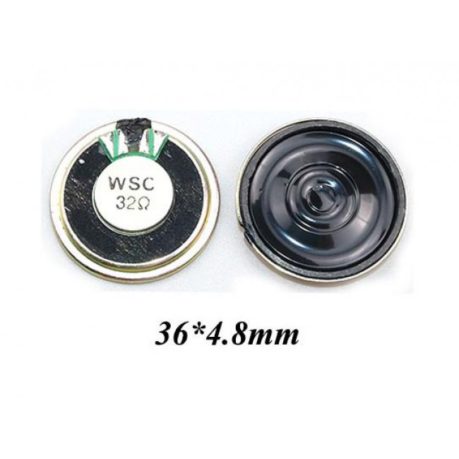36mm MΕΓΑΦΩΝΟ 16Ω H 32Ω 0.5W