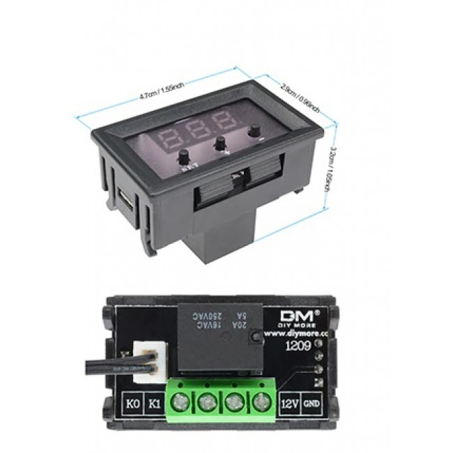 ΘΕΡΜΟΣΤΑΤΗΣ ΨΗΦΙΑΚΟΣ DC 12V 10A ( ΨΥΞΗ - ΘΕΡΜΑΝΣΗ )