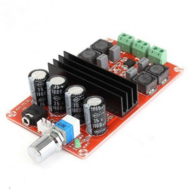 ΕΝΙΣΧΥΤΗΣ ΣΤΕΡΕΟΦΩΝΙΚΟΣ 2x100W ΠΛΑΚΕΤΑ