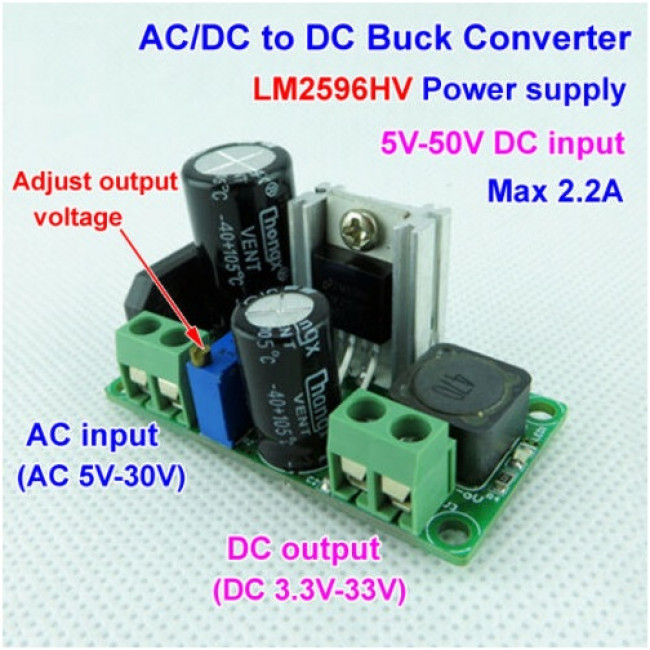 STEP DOWN  MODULE CONVERTER AC-DC TO DC 2A