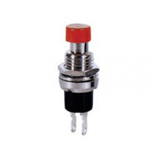 SA 4500 ΜΠΟΥΤΟΝ MINI PUSH-OFF 2 ΕΠΑΦΩΝ ΣΤΡΟΓΓΥΛΟ Φ7 ΚΟΚΚΙΝΟ