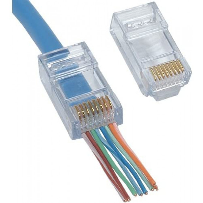 ΦΙΣ ΑΡΣΕΝΙΚΟ ΔΙΚΤΥΟΥ RJ45 (8P8C) CAT6 UTP PASS THROUGH 149D EASY PLUG