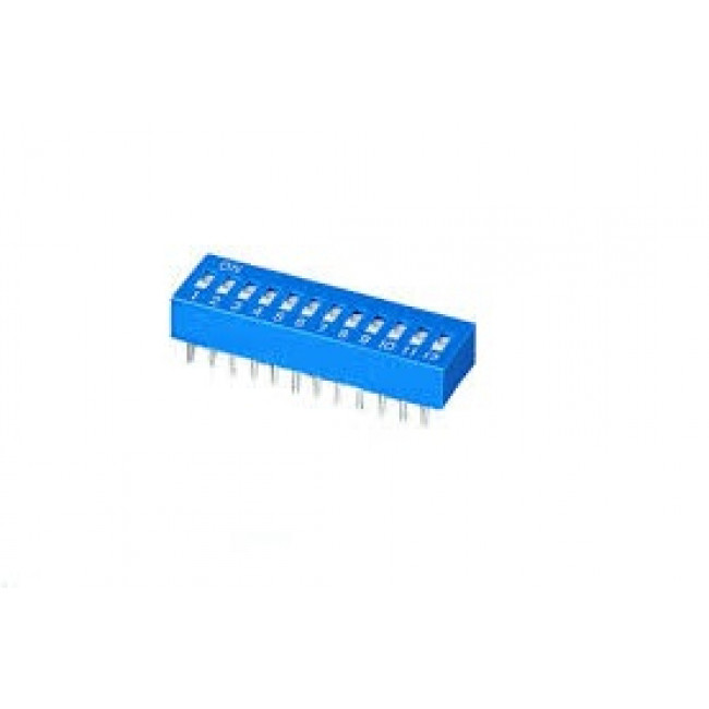 DIP SWITCH 12P LOW PROFILE