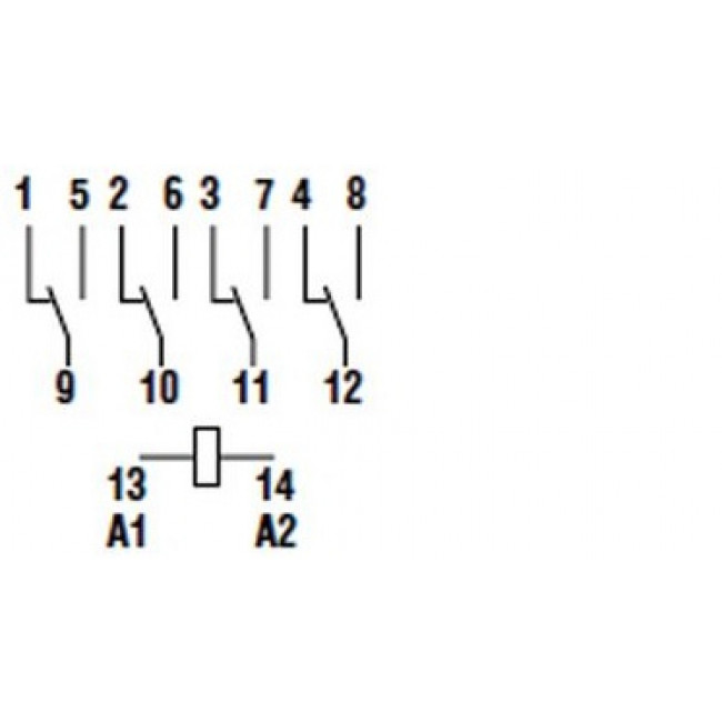 ΡΕΛΕ 12V AC 4 ΕΠΑΦΩΝ 5Α FINDER 55.34.8.012.0040
