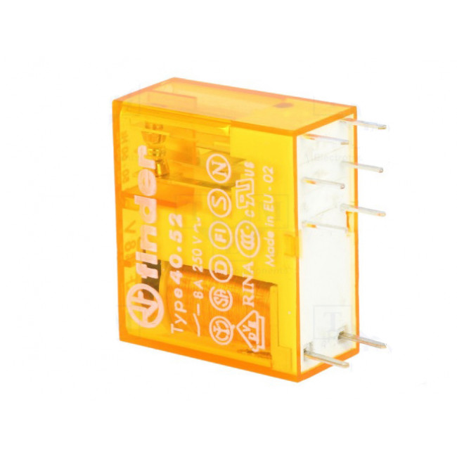 ΡΕΛΕ 48V AC 1 ΕΠΑΦΗΣ 8Α FINDER 40.52.8.048.0000
