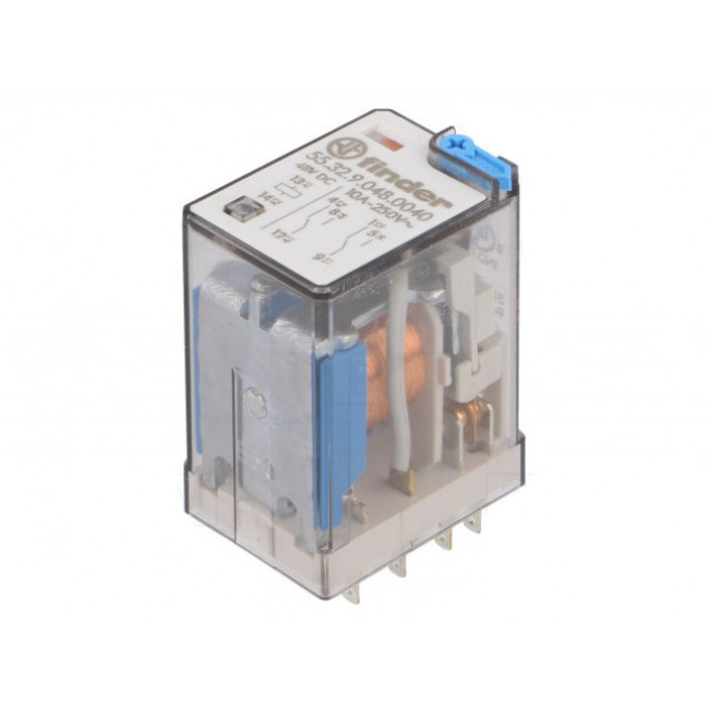 ΡΕΛΕ 48V DC 2 ΕΠΑΦΩΝ 10A 55.32.9.048.0040 FINDER
