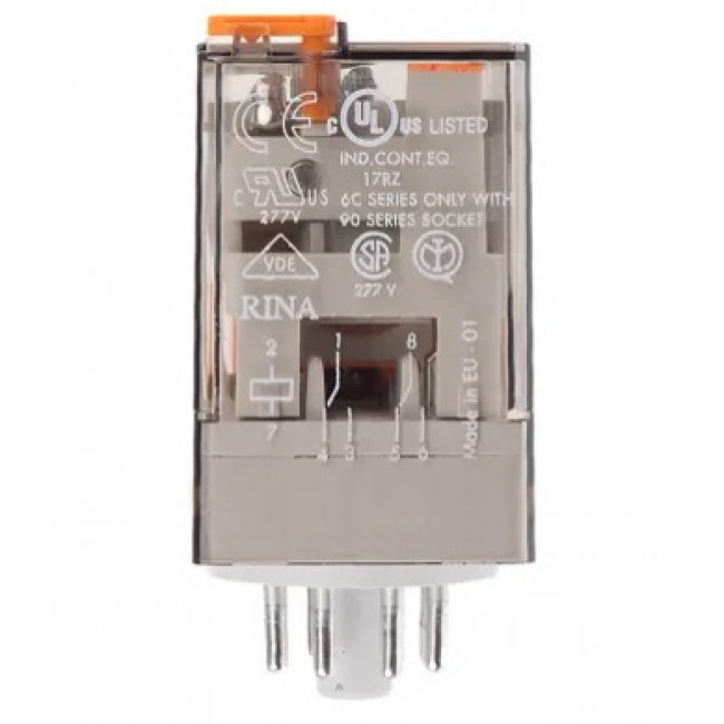 ΡΕΛΕ ΤΥΠΟΥ ΛΥΧΝΑΣ 8P 48V AC 2 ΕΠΑΦΩΝ 10A 60.12.8.048.0040 FINDER