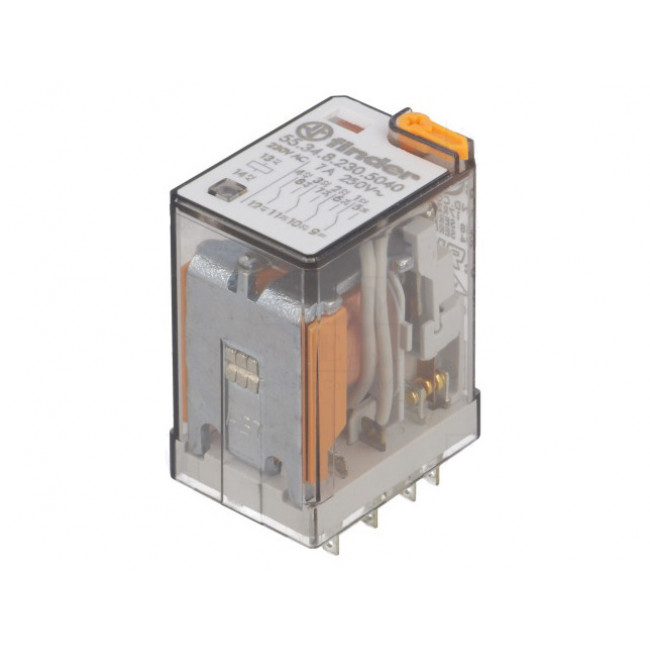 ΡΕΛΕ 220V ΑC 4 ΕΠΑΦΩΝ 5A 55.34.8.230.5040 FINDER