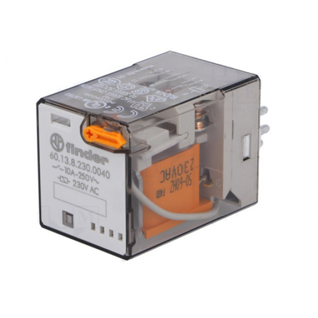 ΡΕΛΕ ΤΥΠΟΥ ΛΥΧΝΙAΣ 11P 220VAC 3 ΕΠΑΦΩΝ 10A 60.13.8.230.0040 FINDER