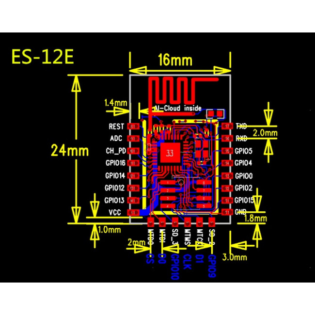 ESP8266 WiFi MODULE ESP-12