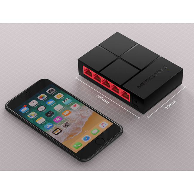 SWITCH 5port ΔΙΚΤΥΟΥ GIGABIT 10/100/1000Mbps MS105G MERCUSYS