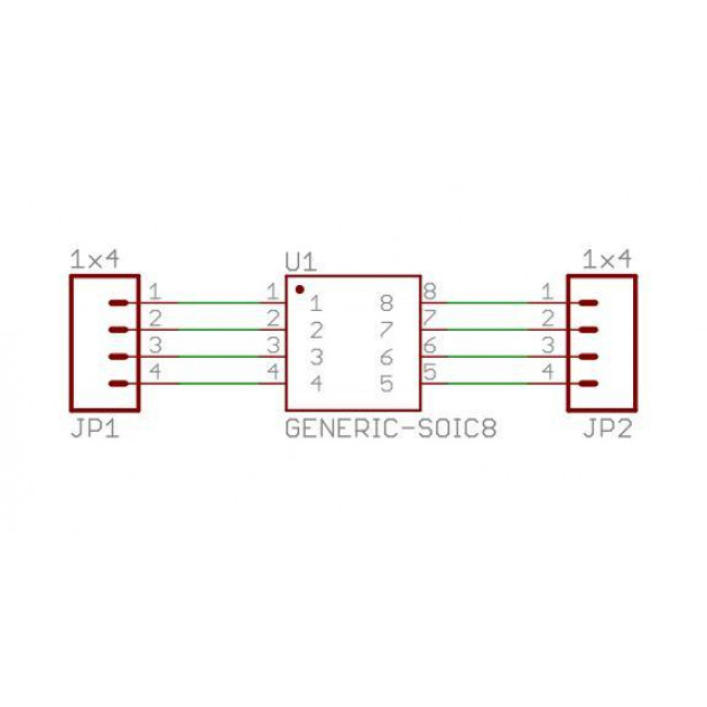 ΑΝΤΑΠΤΟΡΑΣ SOIC ΣΕ DIP 8 PIN