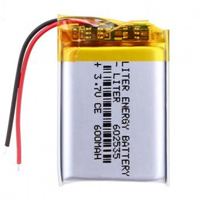 3.7V 600mAh ΜΠΑΤΑΡΙΑ Li-PO LP602535
