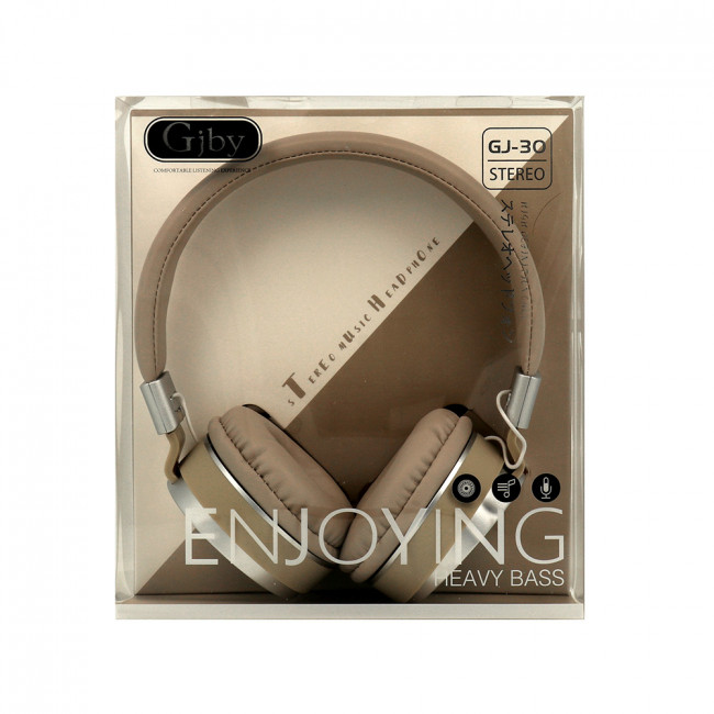GJ 30 ΑΚΟΥΣΤΙΚΑ STEREO ΣΤΕΦΑΝΙ ΜΕ ΚΑΛΩΔΙΟ 1.8m ΚΑΦΕ