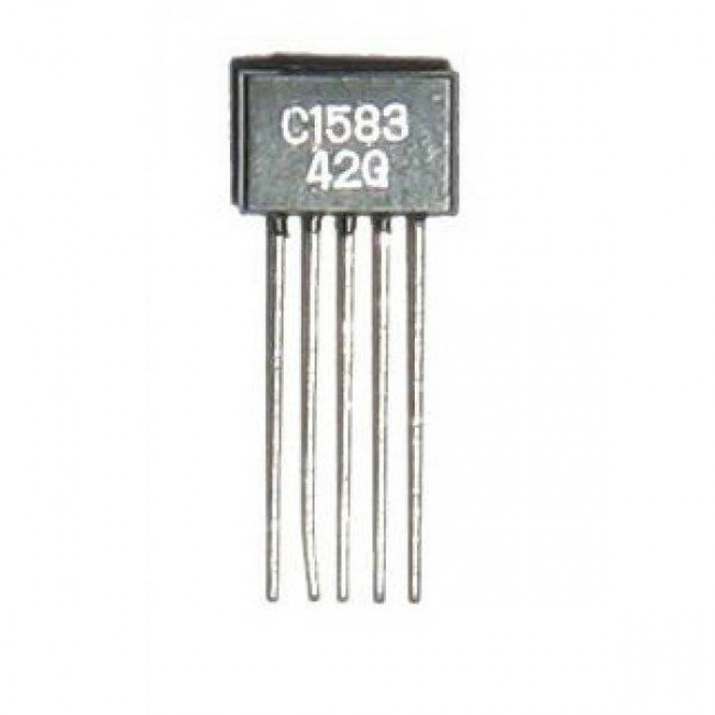 2SC 1583 NPN TRANSISTOR Dual, ra, 50V, 0,1A, 0,4W, 150MHz