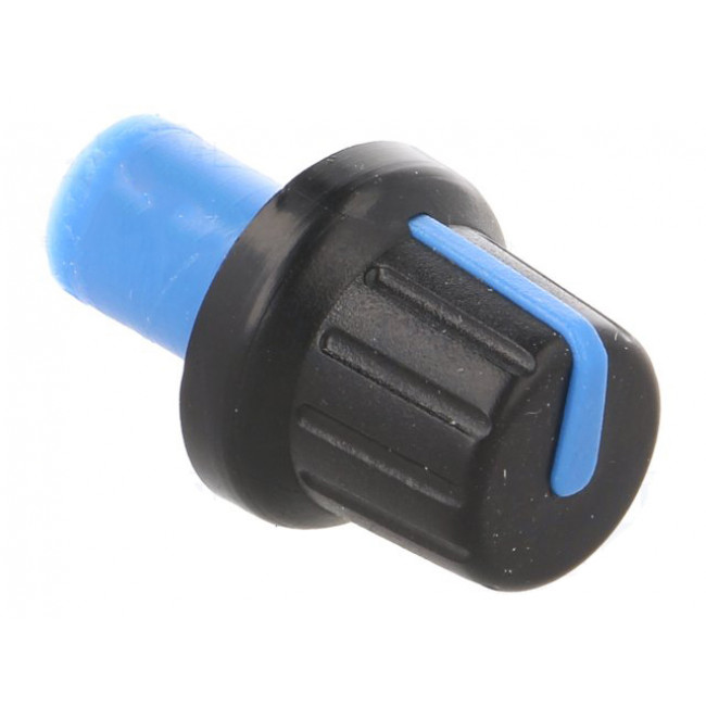 ΚΟΥΜΠΙ ΠΛΑΣΤΙΚΟ ΚΟΥΜΠΩΤΟ ΓΙΑ ΑΞΟΝΑ 6mm ΜΠΛΕ