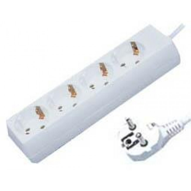 ΠΟΛΥΠΡΙΖΟ 4 ΘΕΣΕΩΝ ΜΕ ΚΑΛΩΔΙΟ 3x1mm/1.5m