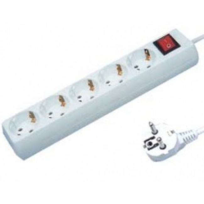 ΠΟΛΥΠΡIZO 5 ΘΕΣΕΩΝ ΜΕ ΔΙΑKΟΠΤΗ & ΚΑΛΩΔΙΟ 3x1.5mm/3m